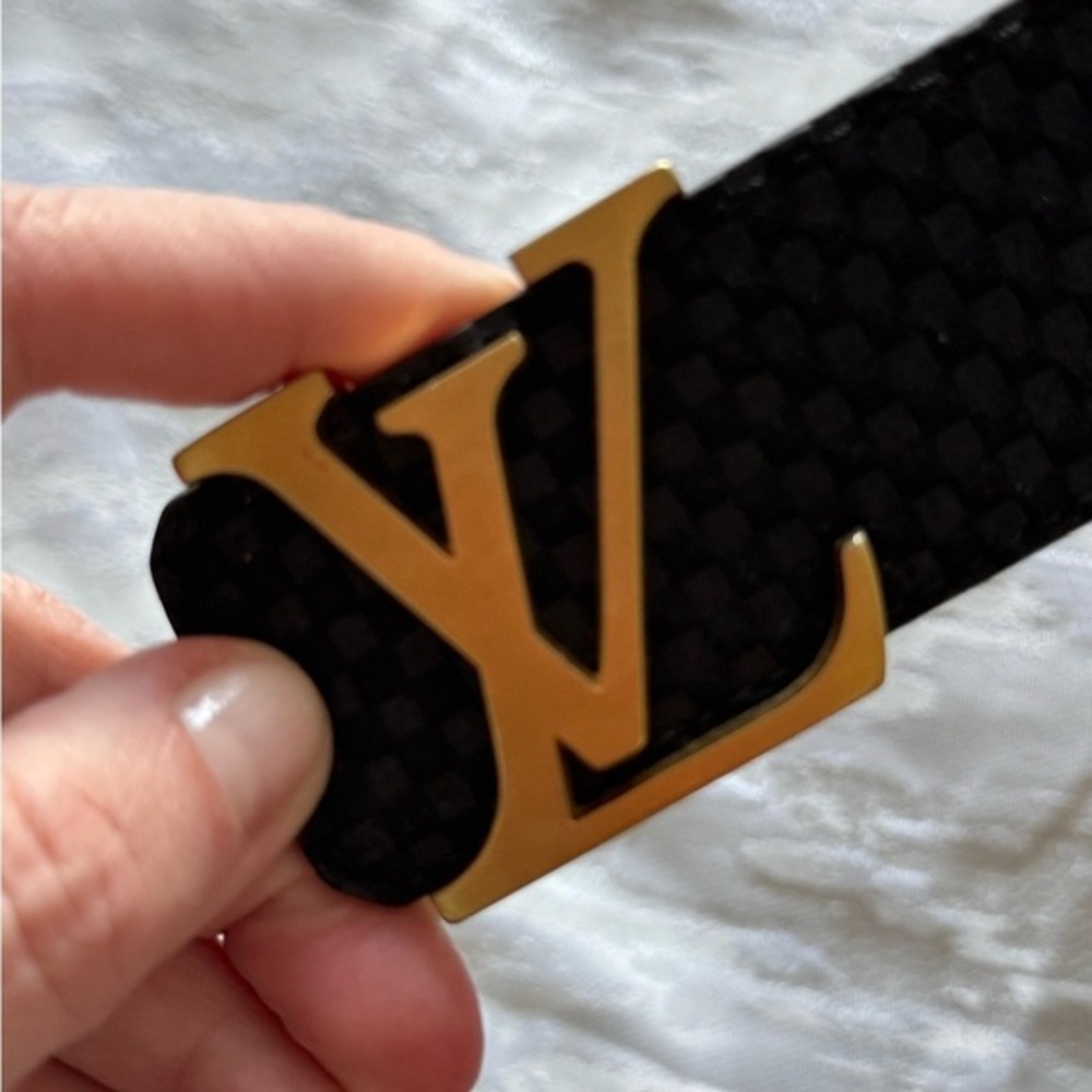Black Louis Vuitton Women's Belt